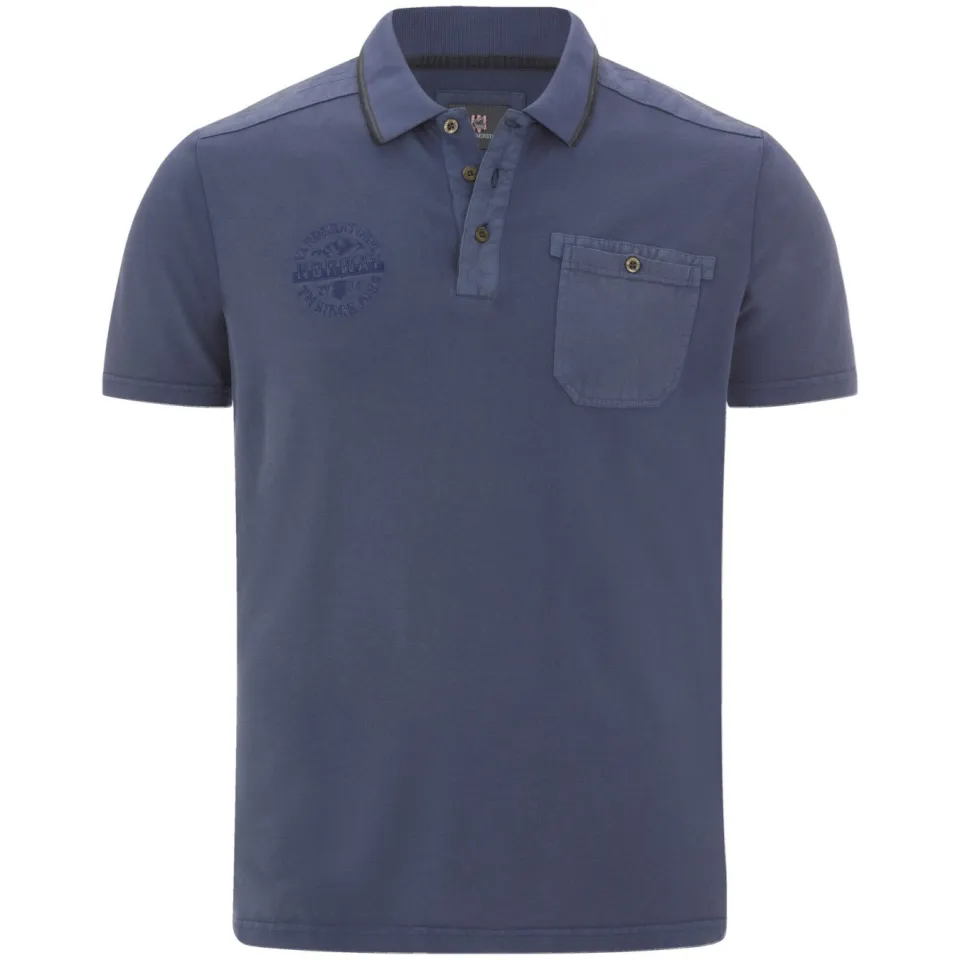 Jan Vanderstorm polo Plus Size GUNHELM blauw, foto 2