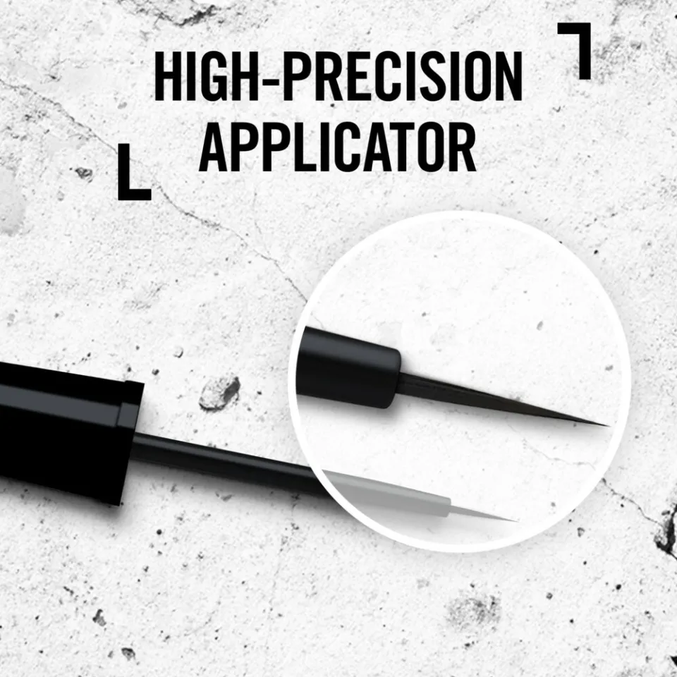 Rimmel London Glam'Eyes liquid eyeliner 001 Black Glamour, foto 4