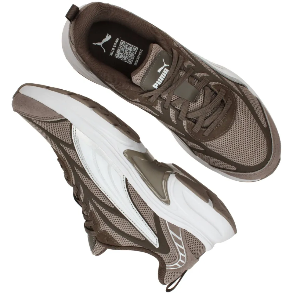 Puma Softride Escalate mesh sneakers - beige/bruin, foto 6