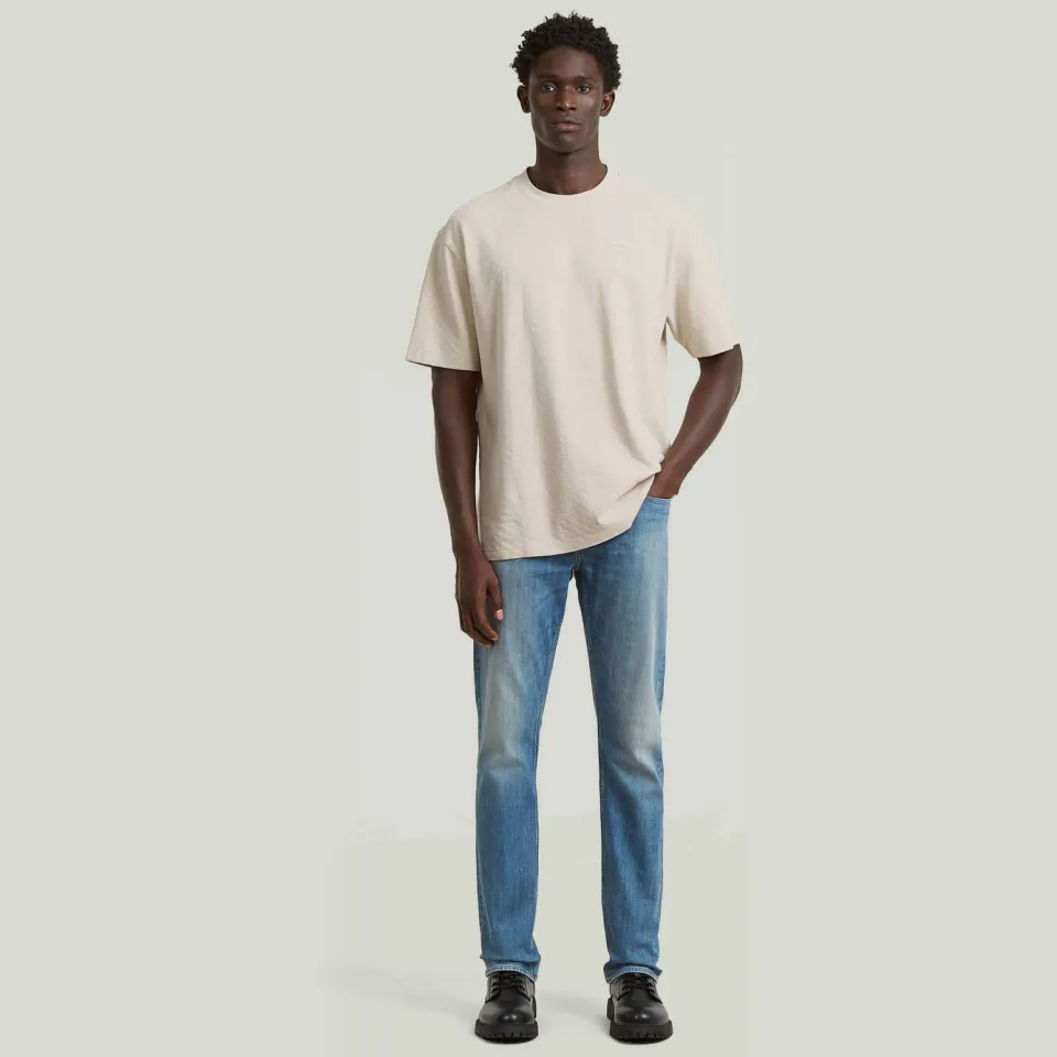 G-Star relaxed T-shirt beige whitebait