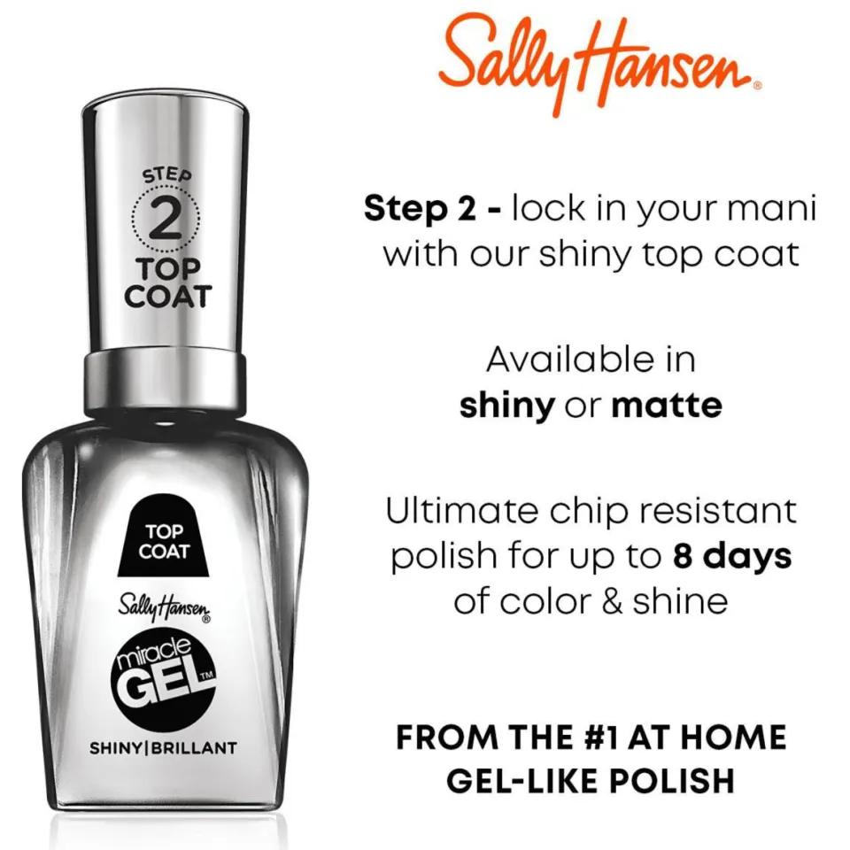 Sally Hansen Miracle Gel nagellak top coat 106 Unicorn, foto 4