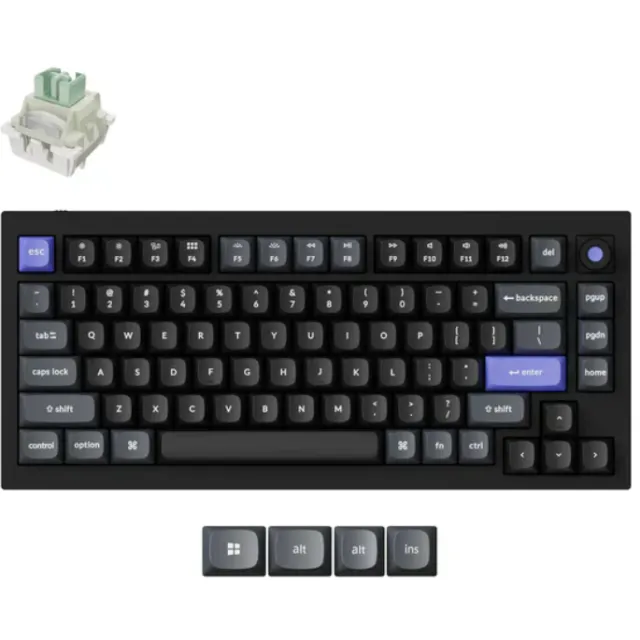 Keychron Q1 HE 8K toetsenbord zwart