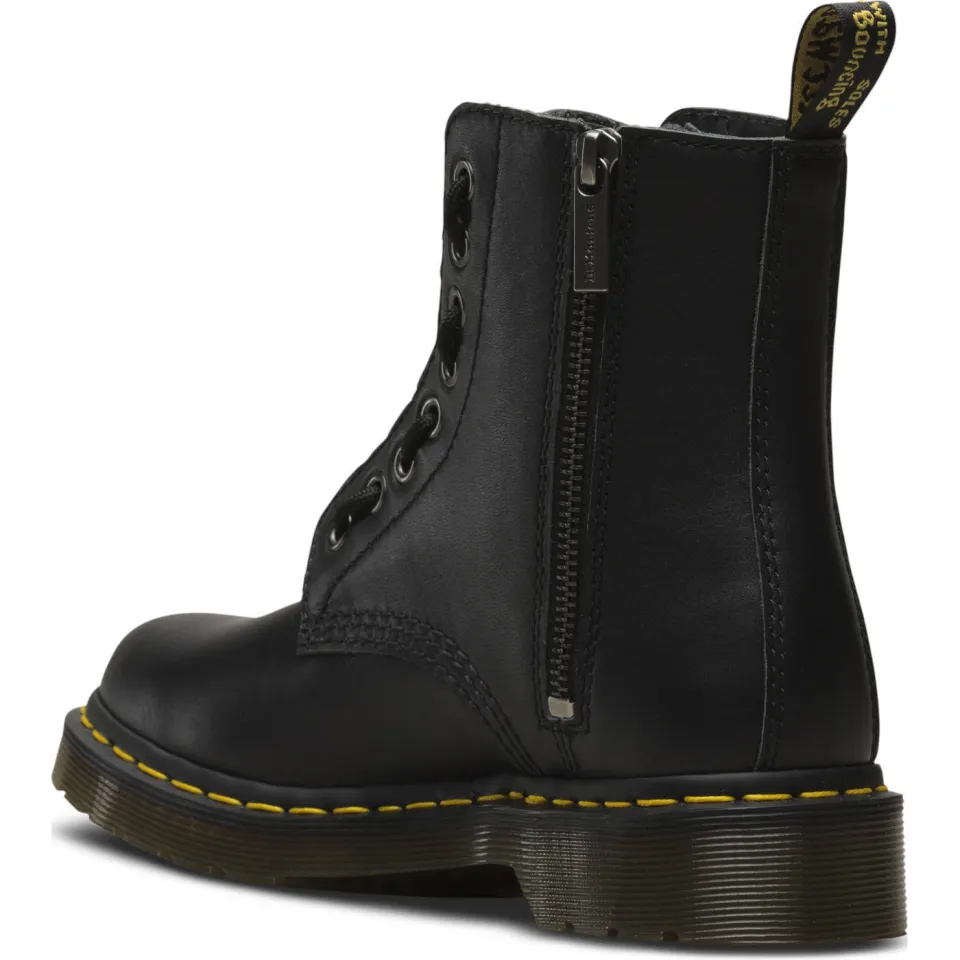 Dr. Martens 1460 Pascal Front Zip enkellaarsjes zwart, foto 8