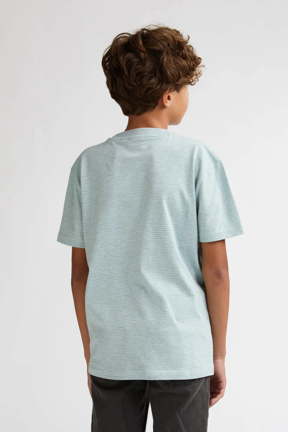 Petrol Industries gestreepte t-shirt mintgroen, foto 4