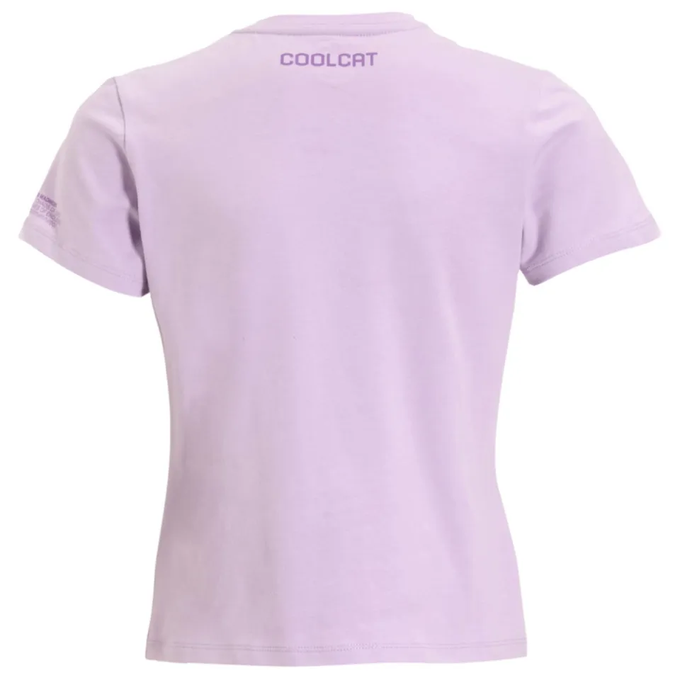 Coolcat Tisah t-shirt met vlinderprint lila, foto 3