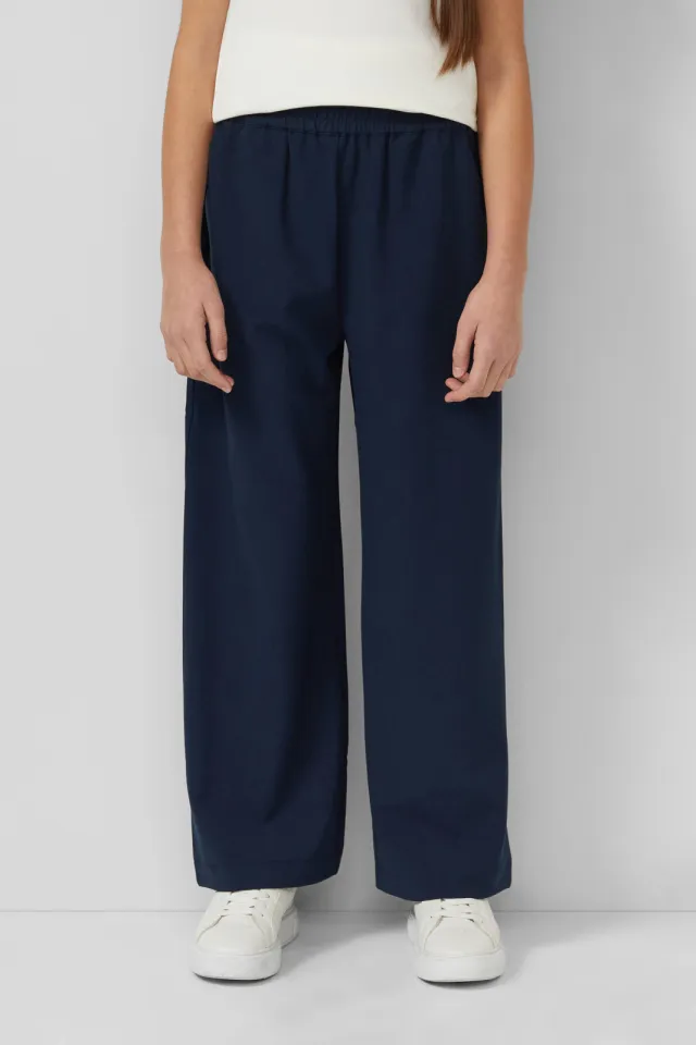 S.Oliver casual broek donkerblauw meisjes, foto 4