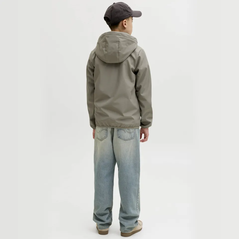 Jack & Jones JJETHEO softshell jas grijsgroen, foto 3