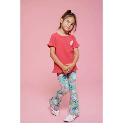 Jubel Lazy Lagoon T-shirt met backprint koraal, foto 5