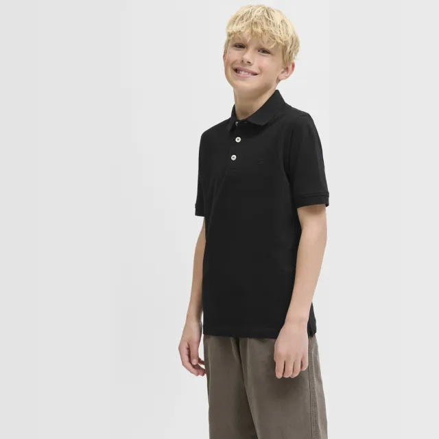 Jack & Jones JUNIOR polo zwart