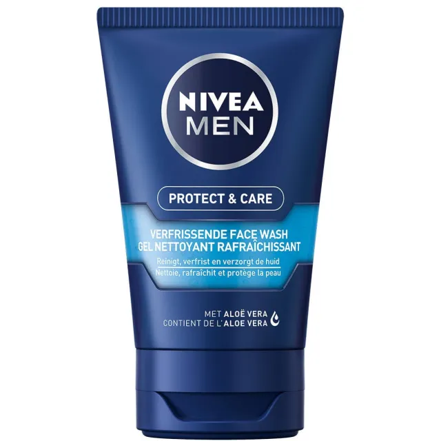 Nivea FOR MEN Protect & Care verfrissende gezichtsreiniger - 100 ml