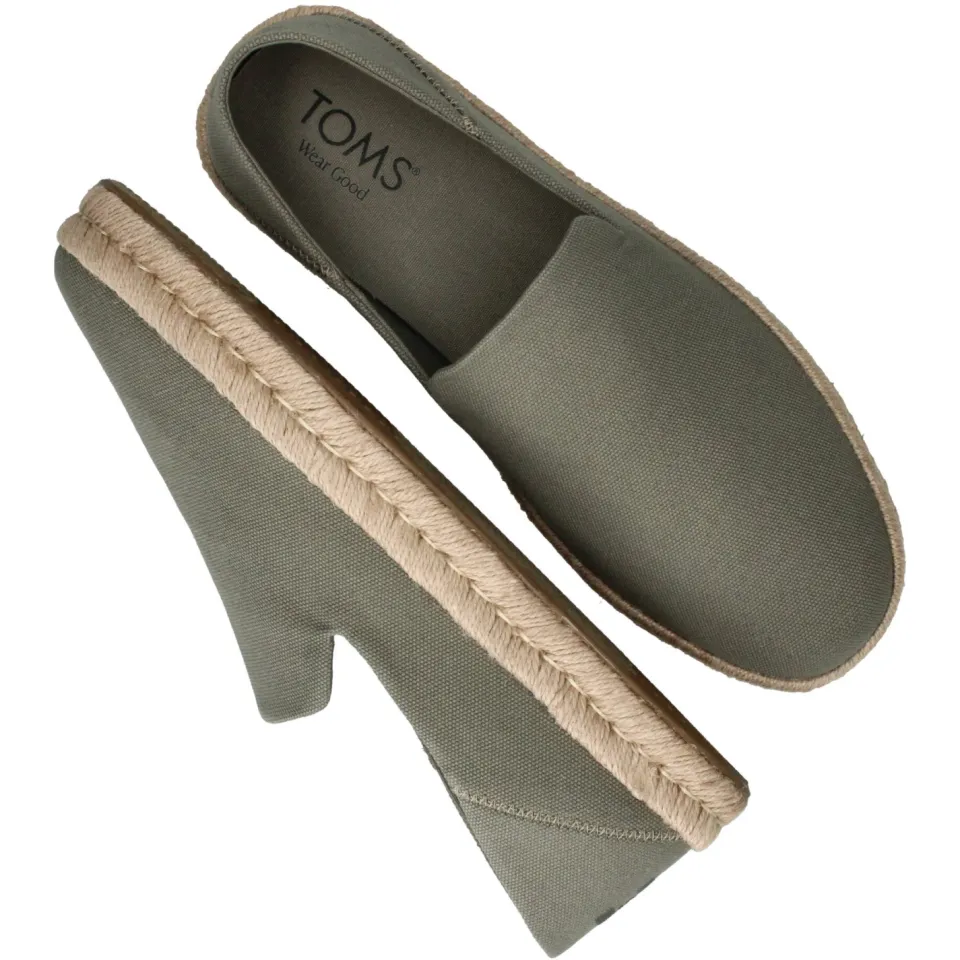Toms Santiago espadrille khaki, foto 7
