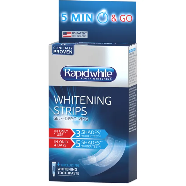 Rapid White oplossende tandbleekstrips, foto 2