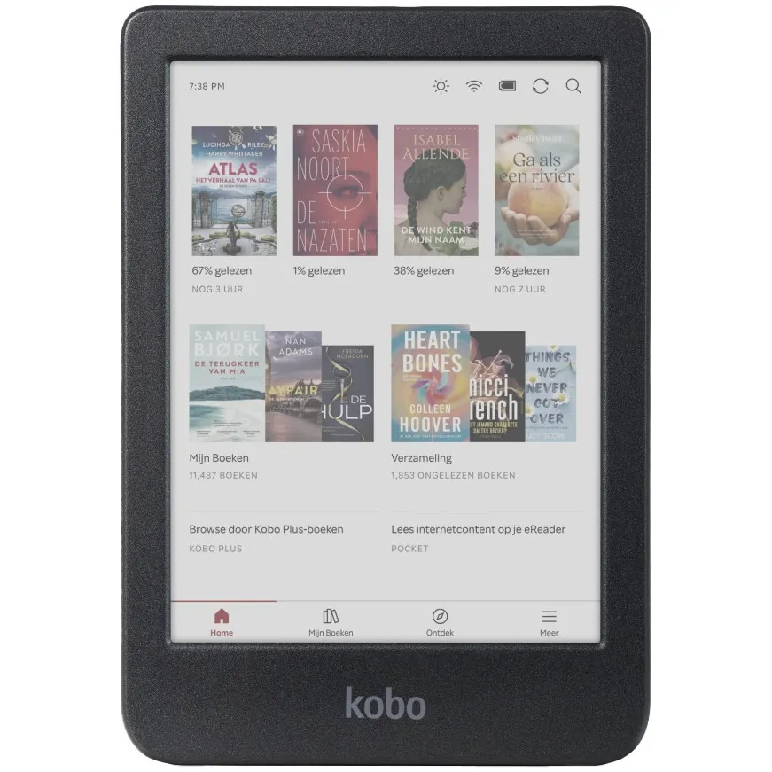 Kobo Clara Colour e-reader zwart, foto 4