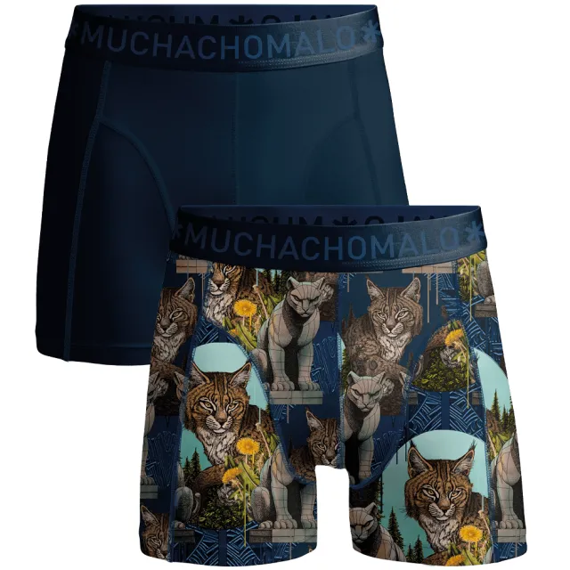 Muchachomalo Heren 2-pack Boxershorts Veelkleurig