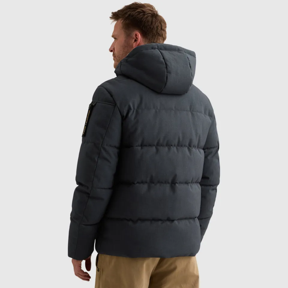 PME Legend YETCRAFT pufferjas met imitatiebontkraag - donkerblauw, foto 7