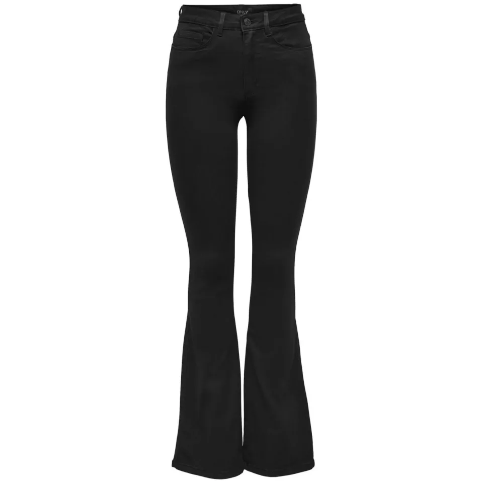 Only high waist flared jeans ONLROYAL black, foto 2