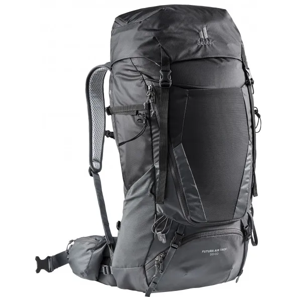 Deuter Futura Air Trek 50+10 trekkingrugzak zwart