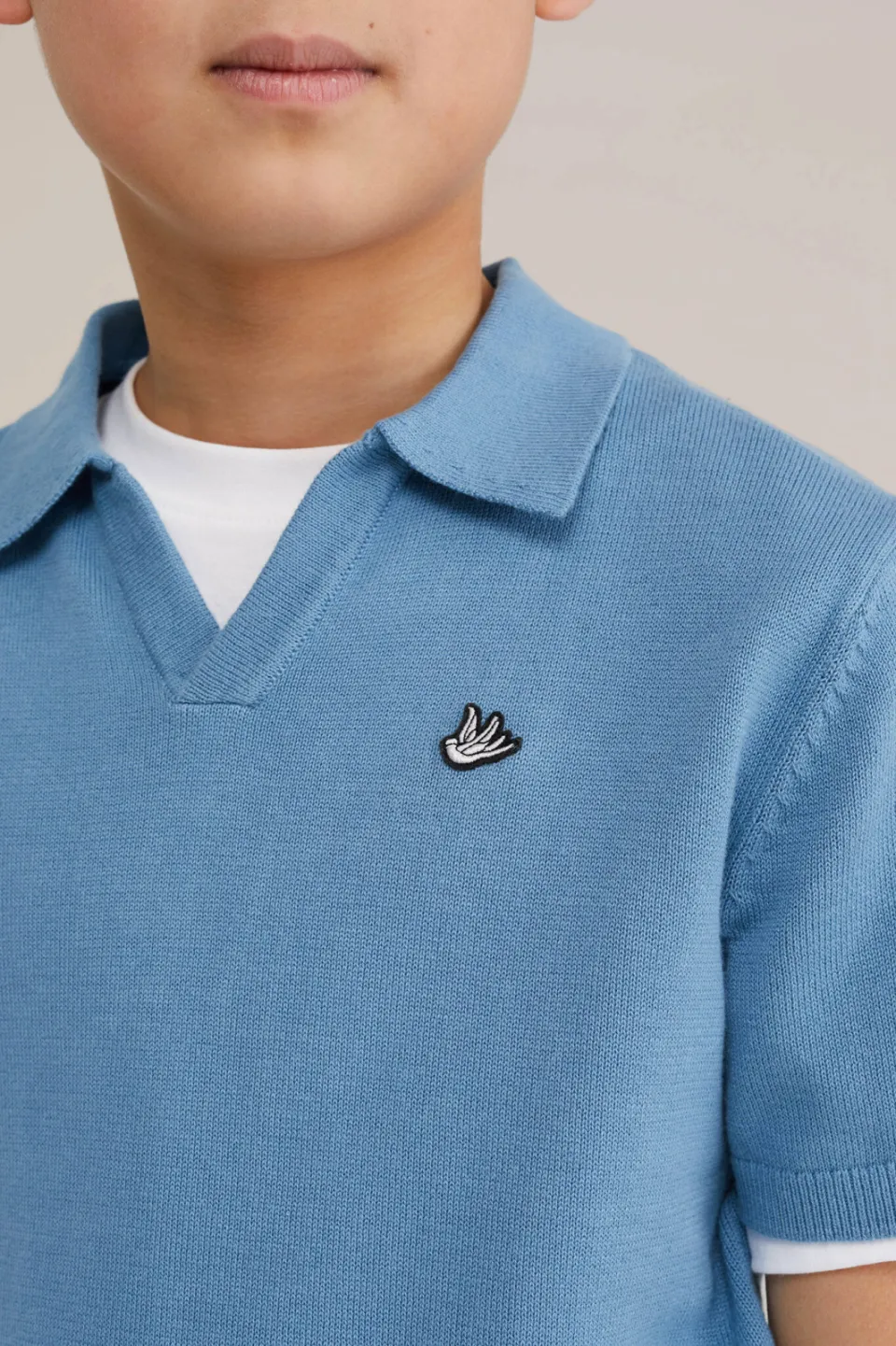 WE Fashion polo blauw, foto 5