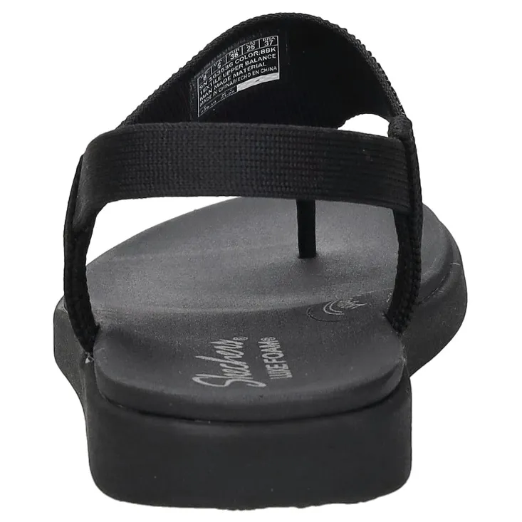 Skechers Meditation Luxe sandaal zwart, foto 6