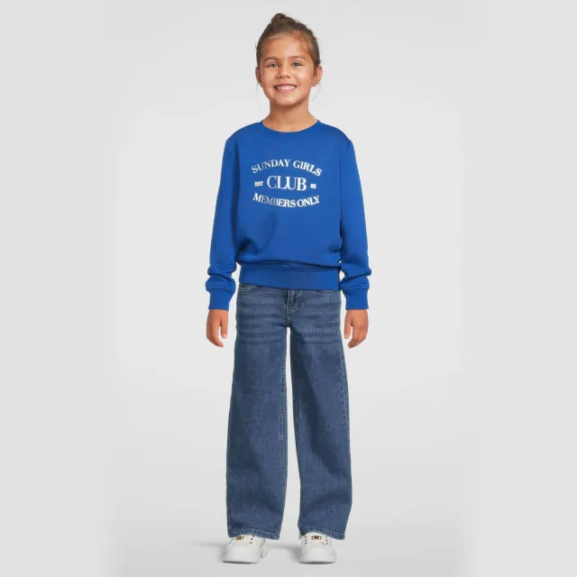 Cars straight jeans high waist light blue denim