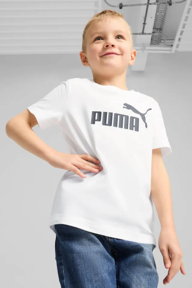 Puma ESS No. 1 Logo T-shirt wit, foto 2