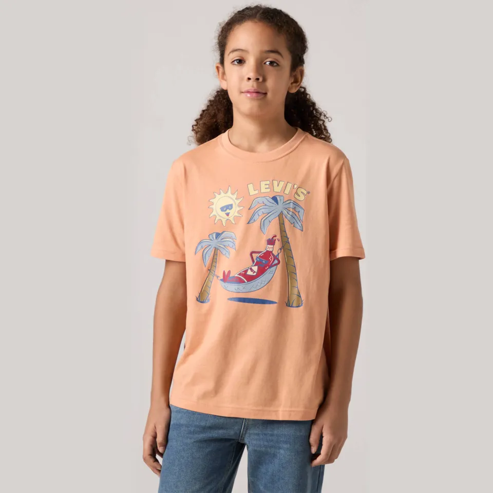 Levi's t-shirt oranje, foto 5