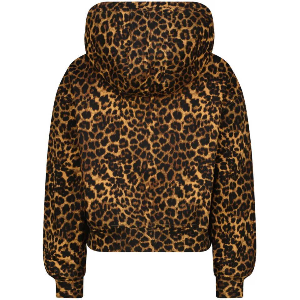Vingino oversized hoodie met panterprint - bruin, foto 3