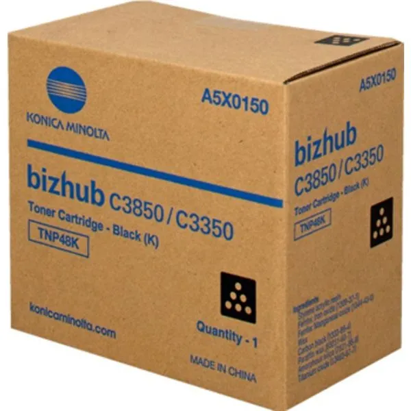 Konica-Minolta Konica Minolta A5X0150 (TNP-48K) Toner Zwart