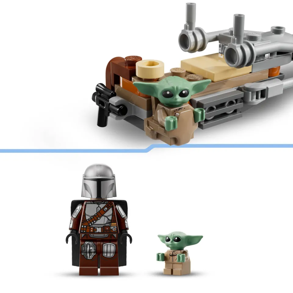 Lego Star Wars De Mandalorian en Grogu's Speederbike Set 75436, foto 7