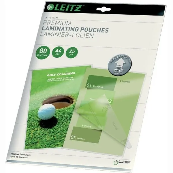 Leitz A4 (ILAM 74790000) Lamineerhoes 2 x 80 micron (25 stuks)