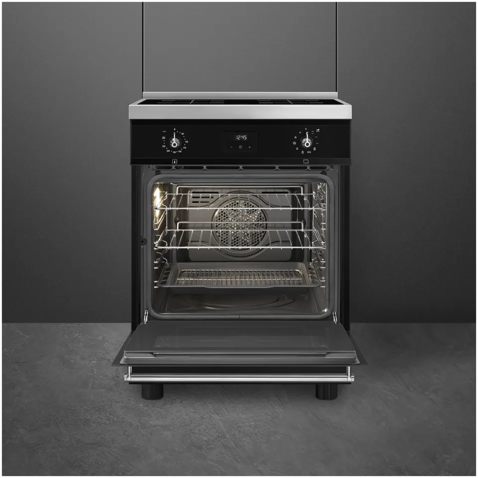 Smeg Classica C6IPBLT2 inductiefornuis zwart, foto 3