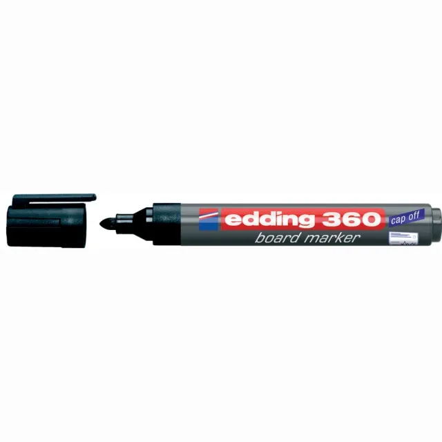 Edding 360 Whiteboard marker zwart (Origineel)
