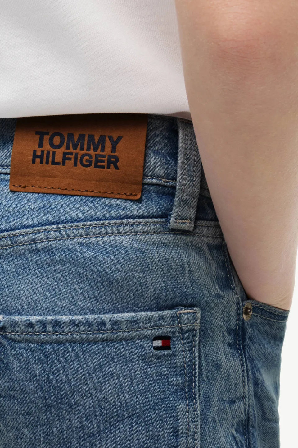 Tommy Hilfiger regular fit jeans - lichtblauw, foto 4