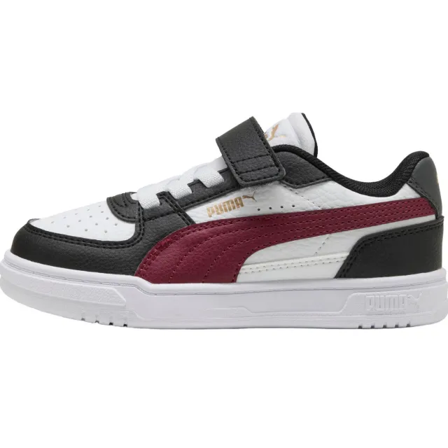 Puma Caven III lage sneaker zwart wit bordeaux, foto 2