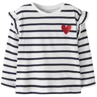 NAME IT longsleeve wit donkerblauw gestreept, foto 2