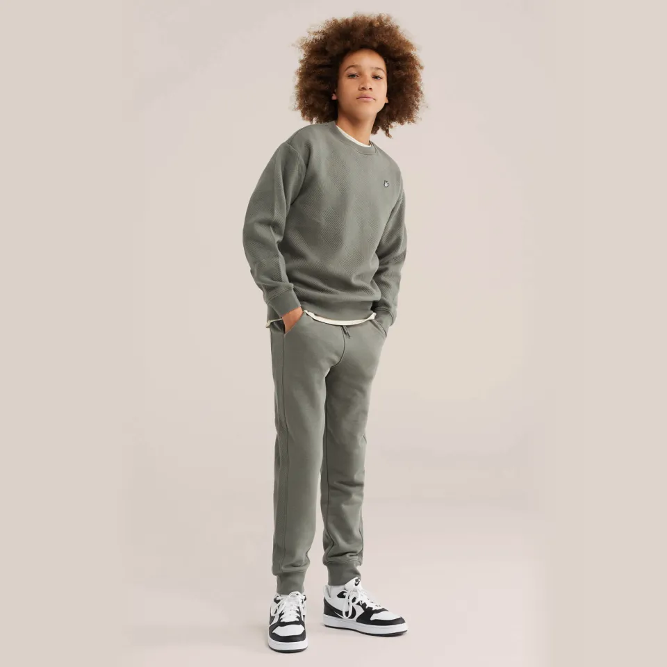 WE Fashion sweater - grijsgroen, foto 4
