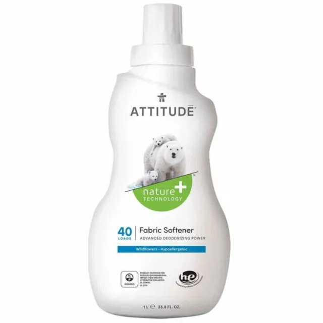 Attitude Wasverzachter Wildflowers 40 Wasbeurten 1 liter