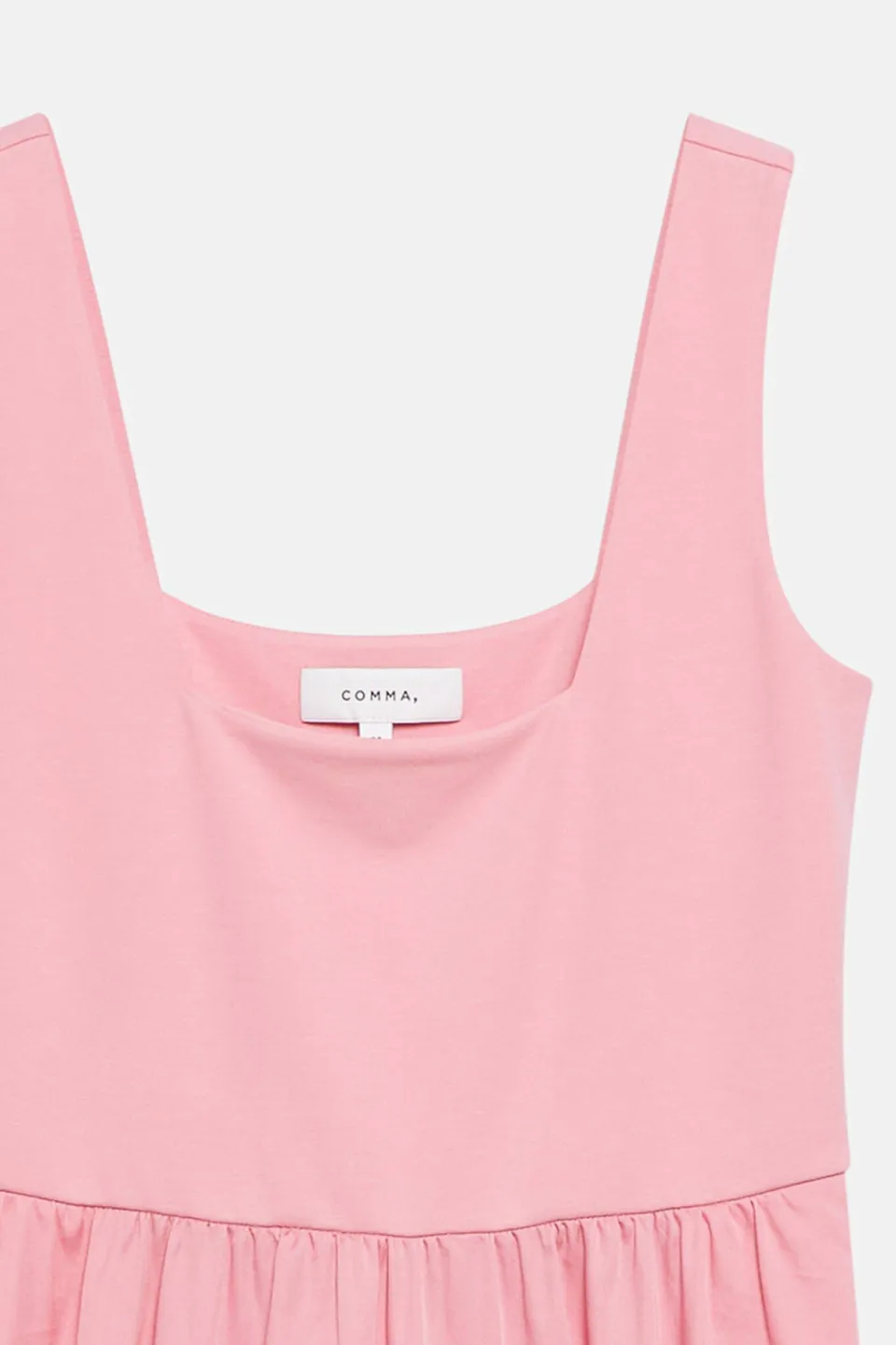 Comma maxi-jurk roze, foto 4