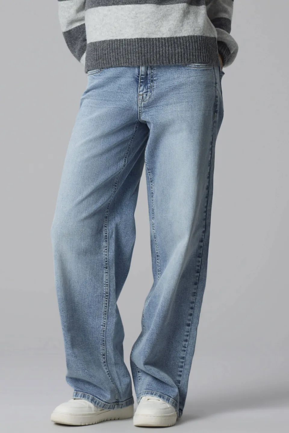 LMTD wide leg jeans - lichtblauw, foto 8