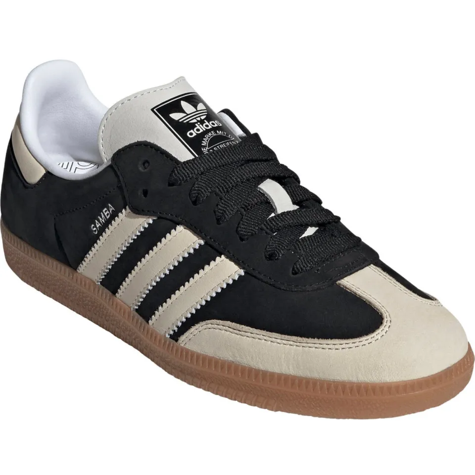 Adidas Originals Samba leren sneakers - zwart/beige, foto 5
