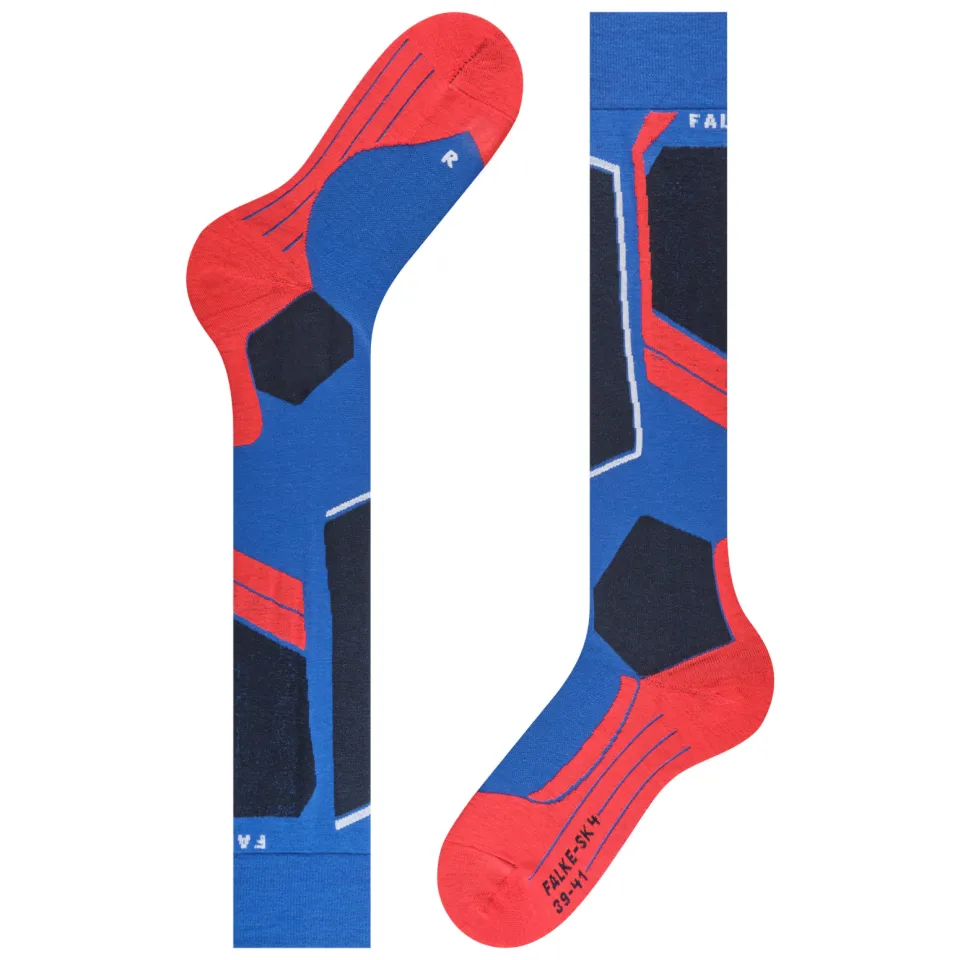 Falke SK4 skisokken kobalt blauw, foto 4