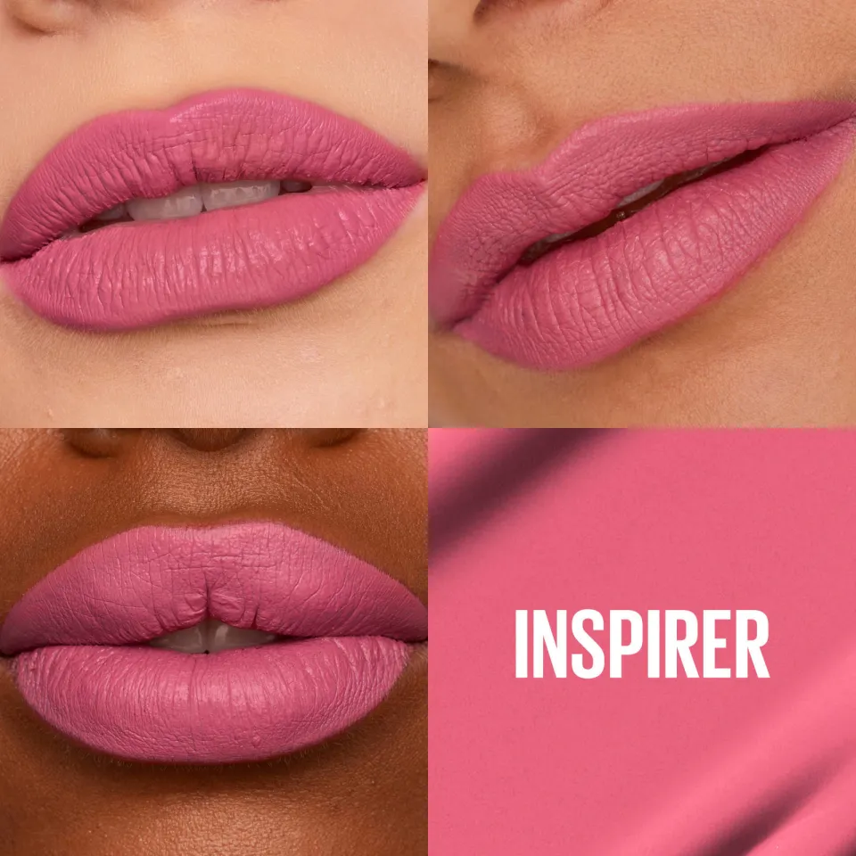 Maybelline New York Super Stay Matte Ink 125 Inspirer lippenstift roze, foto 6