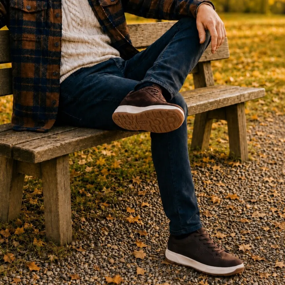 Ecco Byway 2.0 sneakers bruin, foto 6