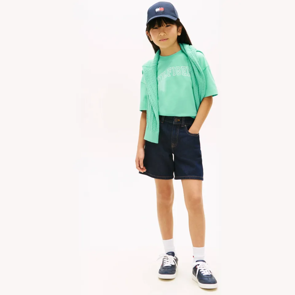 Tommy Hilfiger T-shirt tropisch groen Tropsich groen