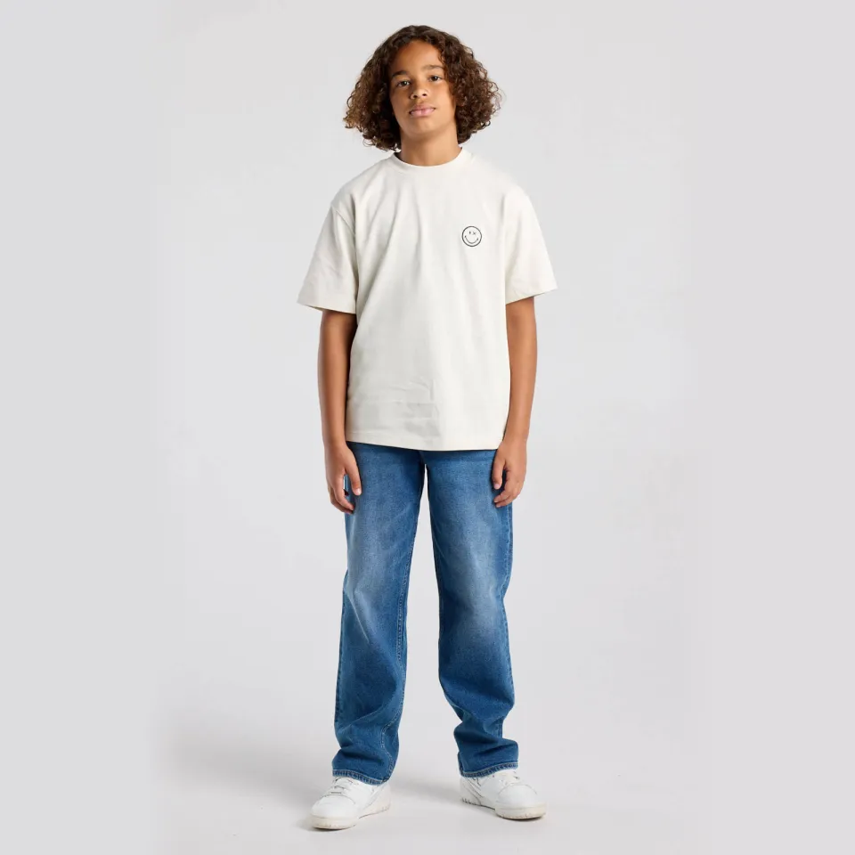 America Today Everon Jr t-shirt met backprint wit