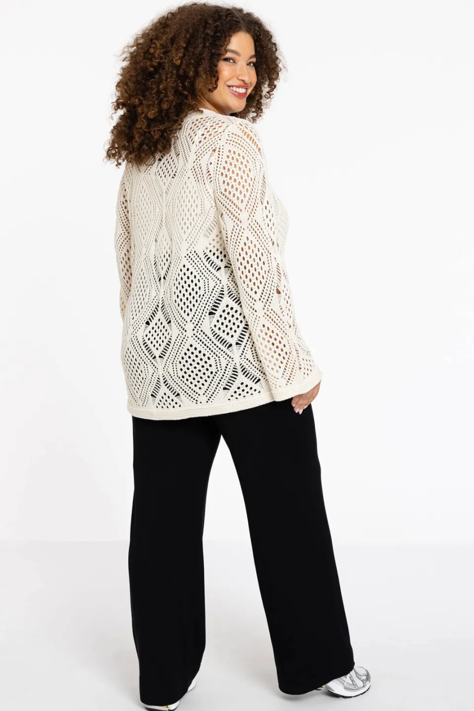 Yoek LOUNGE crochet top beige, foto 5