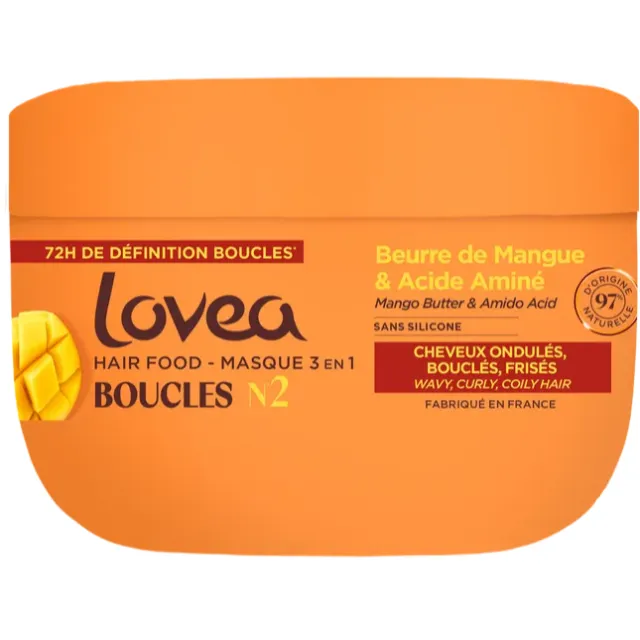 Lovea Curl Hair Food 3-in-1 Haarmasker Mango Extract & Amino Acid