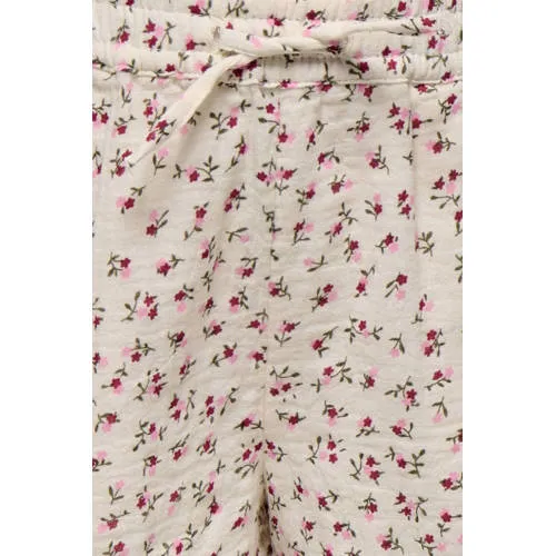 Only Mini gebloemde casual short ecru, foto 8