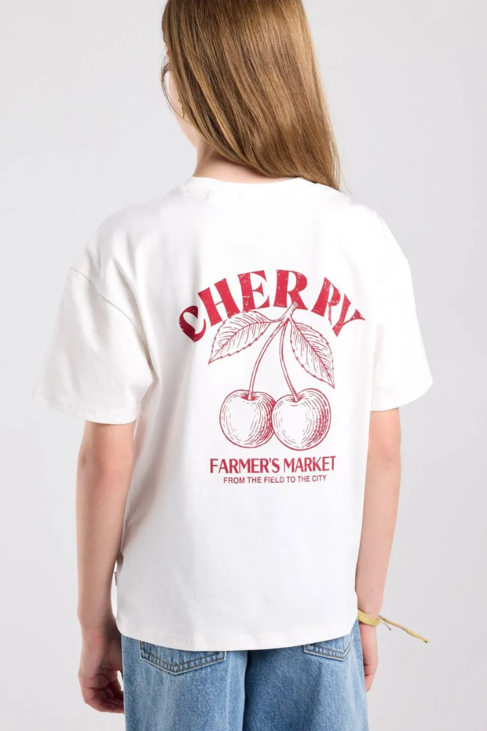 America Today t-shirt met backprint wit, foto 7