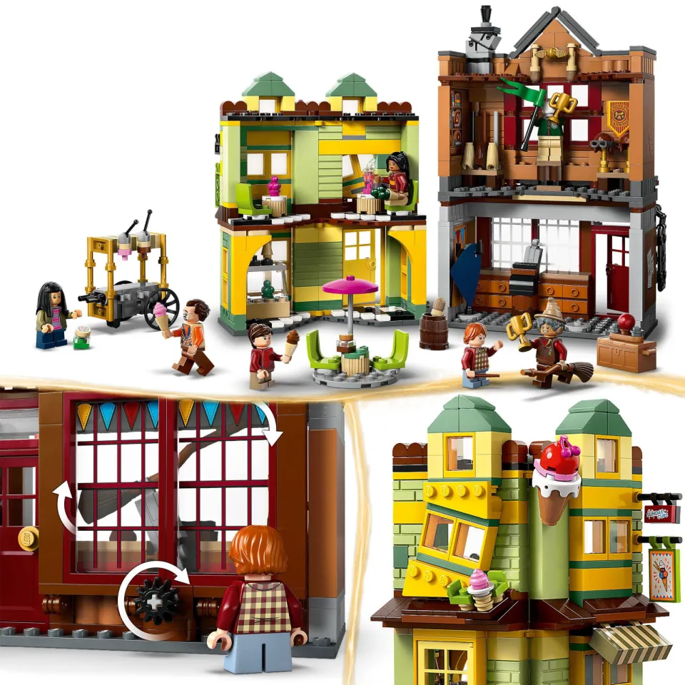 Lego Harry Potter Zwik & Zwachtels Zwerkbalpaleis en IJssalon 76452, foto 7